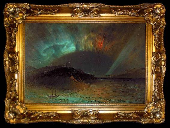 framed  Frederic Edwin Church Aurora Borealis, ta009-2